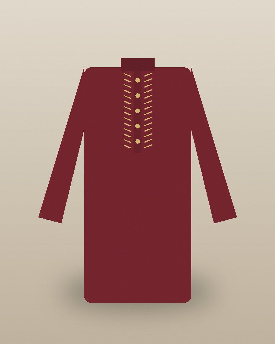 Embroidered Linen Punjabi